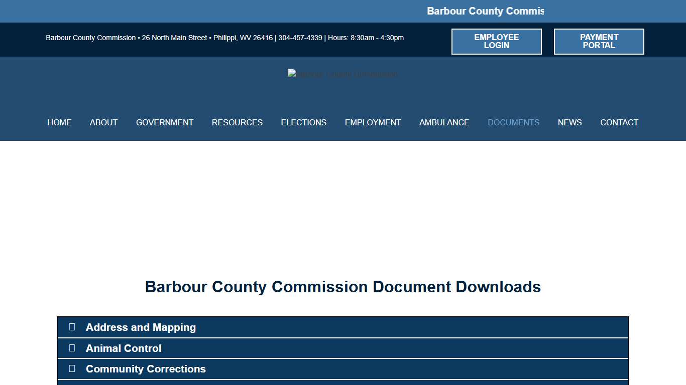 Barbour County Document Center Barbour County Commission