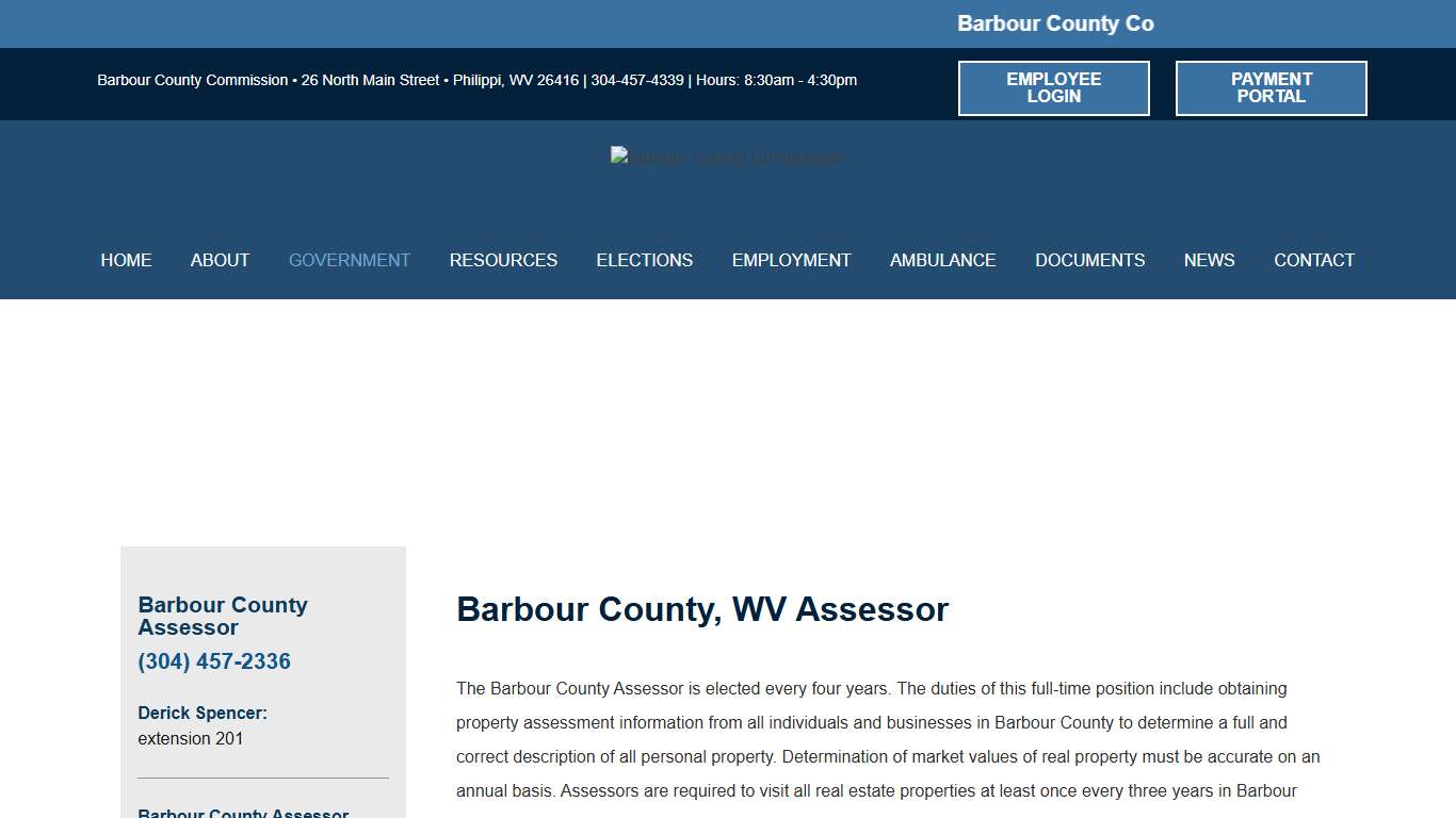 Assessor Office -Barbour County, WV Property Assessment & Taxes