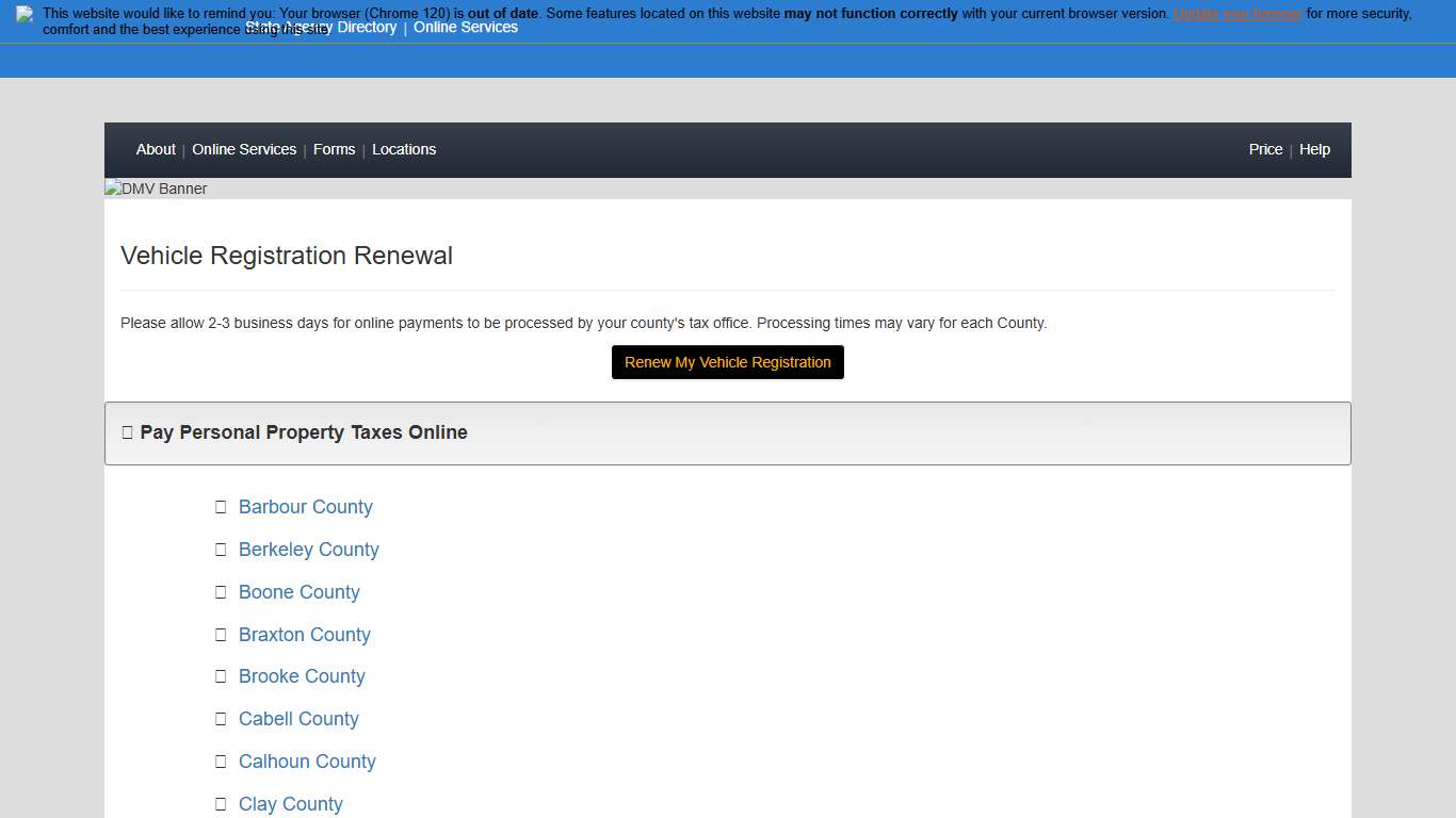 WV DMV Skip the Trip!